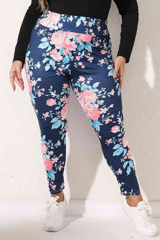 Shop Plus Size Floral Print Legging Now On Klozey Store - Trendy U.S. Premium Women Apparel & Accessories And Be Up-To-Fashion!