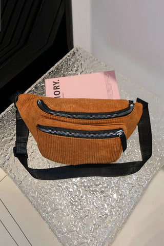 Shop Corduroy Sling Bag Now On Klozey Store - Trendy U.S. Premium Women Apparel & Accessories And Be Up-To-Fashion!