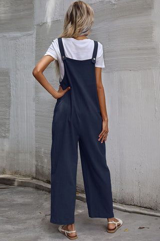 Shop Wide Leg Overalls with Front Pockets Now On Klozey Store - U.S. Fashion And Be Up-To-Fashion!