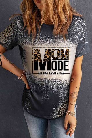 Shop Graphic Leopard Round Neck Tee Shirt Now On Klozey Store - Trendy U.S. Premium Women Apparel & Accessories And Be Up-To-Fashion!