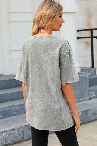 Shop GO GO GO GIRL Round Neck Short Sleeve T-Shirt Now On Klozey Store - U.S. Fashion And Be Up-To-Fashion!