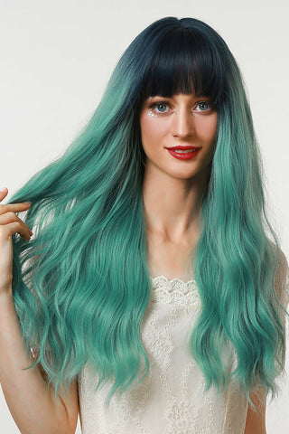 Shop 13*1" Full-Machine Wigs Synthetic Long Wave 26" in Seafoam Ombre Now On Klozey Store - Trendy U.S. Premium Women Apparel & Accessories And Be Up-To-Fashion!