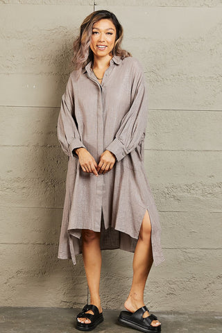 Shop Petal Dew Hold Me Close Button Down Dress Now On Klozey Store - Trendy U.S. Premium Women Apparel & Accessories And Be Up-To-Fashion!
