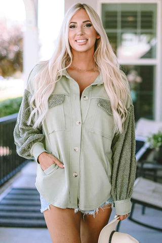 Shop Collared Neck Button Down Jacket Now On Klozey Store - Trendy U.S. Premium Women Apparel & Accessories And Be Up-To-Fashion!