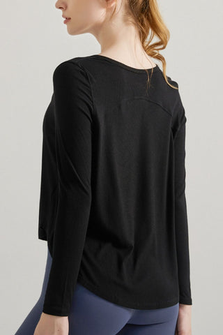 Shop Long Sleeve Active T-Shirt Now On Klozey Store - Trendy U.S. Premium Women Apparel & Accessories And Be Up-To-Fashion!