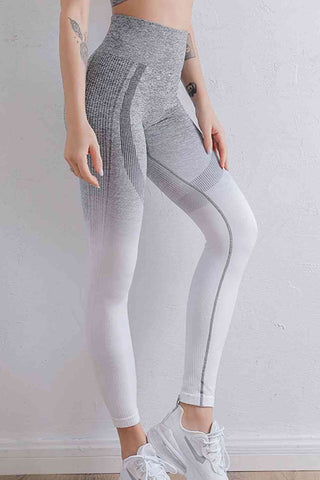 Shop Gradient High Waist Sports Leggings Now On Klozey Store - Trendy U.S. Premium Women Apparel & Accessories And Be Up-To-Fashion!