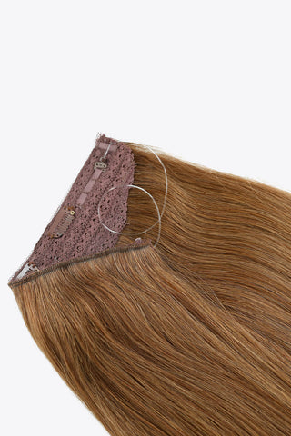 Shop 22" 100g Fully Handmade Straight Indian Human Halo Hair Now On Klozey Store - Trendy U.S. Premium Women Apparel & Accessories And Be Up-To-Fashion!