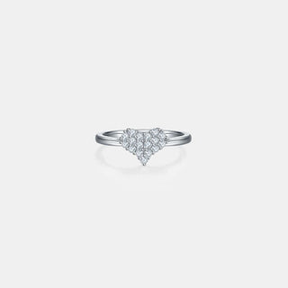 Shop Moissanite 925 Sterling Silver Heart Ring Now On Klozey Store - Trendy U.S. Premium Women Apparel & Accessories And Be Up-To-Fashion!