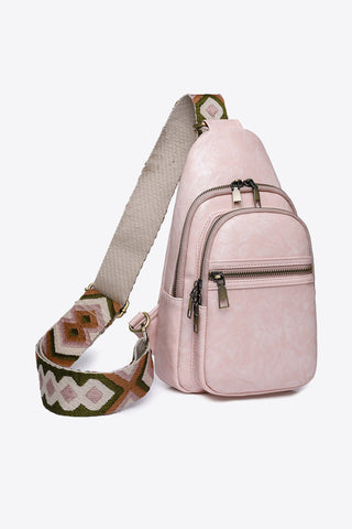 Shop It's Your Time PU Leather Sling Bag Now On Klozey Store - U.S. Fashion And Be Up-To-Fashion!