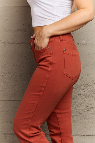 Shop Judy Blue Olivia Full Size Mid Rise Slim Bootcut Jeans Now On Klozey Store - Trendy U.S. Premium Women Apparel & Accessories And Be Up-To-Fashion!