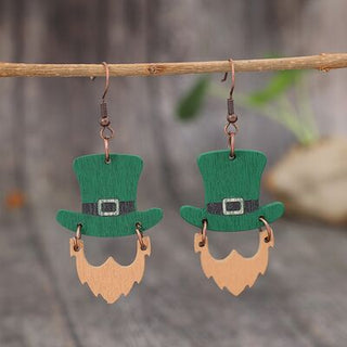 Shop Wooden Hat Shape Dangle Earrings Now On Klozey Store - Trendy U.S. Premium Women Apparel & Accessories And Be Up-To-Fashion!