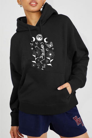 Shop Simply Love Full Size Dancing Skeleton Graphic Hoodie Now On Klozey Store - Trendy U.S. Premium Women Apparel & Accessories And Be Up-To-Fashion!