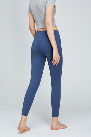 Shop Seam Detail Wide Waistband Sports Leggings Now On Klozey Store - Trendy U.S. Premium Women Apparel & Accessories And Be Up-To-Fashion!