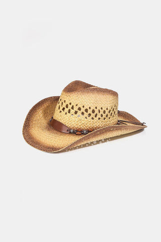 Shop Fame Cutout Wide Brim Straw Hat Now On Klozey Store - Trendy U.S. Premium Women Apparel & Accessories And Be Up-To-Fashion!