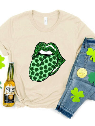 Shop Saint Patrick's Day Round Neck T-Shirt Now On Klozey Store - Trendy U.S. Premium Women Apparel & Accessories And Be Up-To-Fashion!