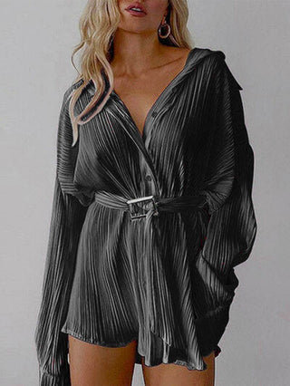 Shop Button Up Dropped Shoulder Shirt Dress Now On Klozey Store - U.S. Fashion And Be Up-To-Fashion!