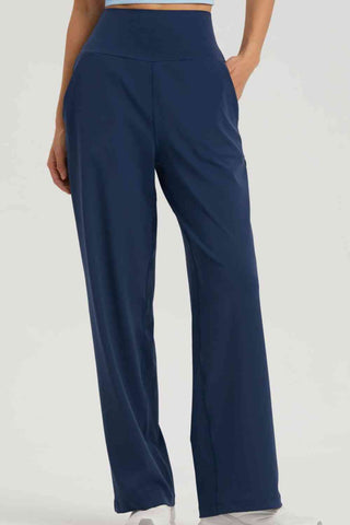 Shop Straight Leg Sports Pants with Pockets Now On Klozey Store - Trendy U.S. Premium Women Apparel & Accessories And Be Up-To-Fashion!