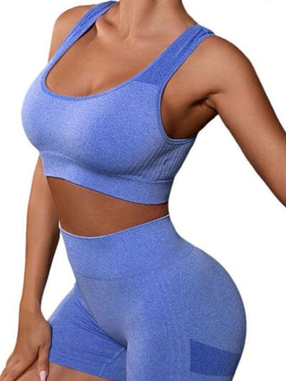 Shop Cutout Scoop Neck Tank and Shorts Active Set Now On Klozey Store - Trendy U.S. Premium Women Apparel & Accessories And Be Up-To-Fashion!