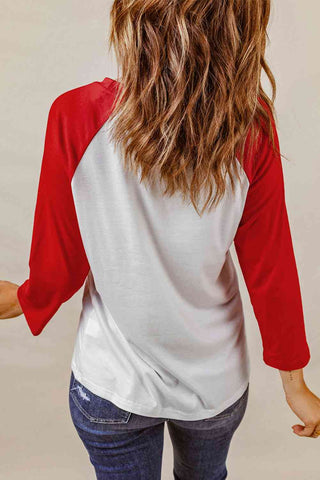 Shop FEARLESS GIRL Graphic Raglan Sleeve Top Now On Klozey Store - U.S. Fashion And Be Up-To-Fashion!