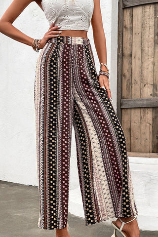 Shop Floral High Waist Wide Leg Pants Now On Klozey Store - Trendy U.S. Premium Women Apparel & Accessories And Be Up-To-Fashion!
