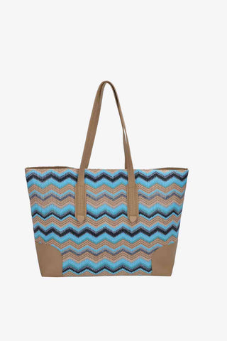 Shop Chevron Straw Tote Bag Now On Klozey Store - Trendy U.S. Premium Women Apparel & Accessories And Be Up-To-Fashion!