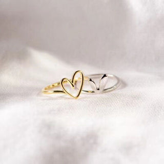 Shop Heart Shape Irregular 925 Sterling Silver Ring Now On Klozey Store - Trendy U.S. Premium Women Apparel & Accessories And Be Up-To-Fashion!