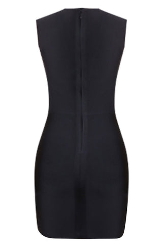 Shop Rhinestone Detail Spliced Mesh Sleeveless Dress Now On Klozey Store - U.S. Fashion And Be Up-To-Fashion!