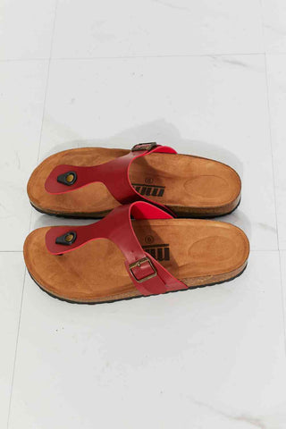 Shop MMShoes Drift Away T-Strap Flip-Flop in Wine Now On Klozey Store - Trendy U.S. Premium Women Apparel & Accessories And Be Up-To-Fashion!