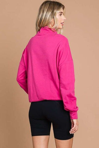 Shop Culture Code Full Size Half Zip Long Sleeve Sweatshirt Now On Klozey Store - Trendy U.S. Premium Women Apparel & Accessories And Be Up-To-Fashion!