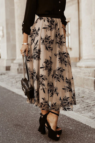 Shop Embroidered High Waist Maxi Skirt Now On Klozey Store - Trendy U.S. Premium Women Apparel & Accessories And Be Up-To-Fashion!
