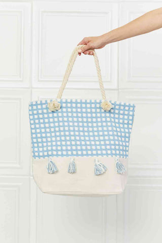 Shop Justin Taylor Picnic Date Tassel Tote Bag Now On Klozey Store - Trendy U.S. Premium Women Apparel & Accessories And Be Up-To-Fashion!