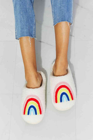 Shop MMShoes Rainbow Plush Slipper Now On Klozey Store - Trendy U.S. Premium Women Apparel & Accessories And Be Up-To-Fashion!
