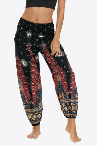 Shop Printed Smocked Pants Now On Klozey Store - U.S. Fashion And Be Up-To-Fashion!