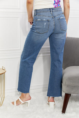 Shop Kancan Full Size Melanie Crop Wide Leg Jeans Now On Klozey Store - Trendy U.S. Premium Women Apparel & Accessories And Be Up-To-Fashion!