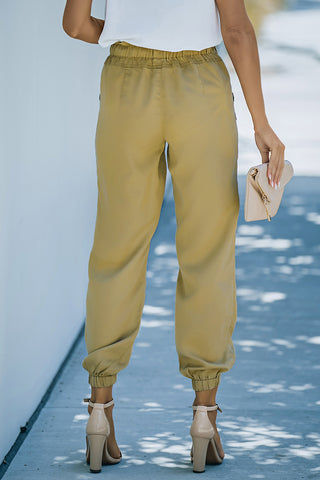 Shop Paperbag Waist Joggers with Pockets Now On Klozey Store - U.S. Fashion And Be Up-To-Fashion!