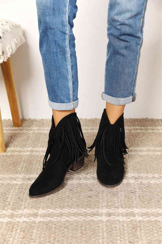 Shop Legend Women's Fringe Cowboy Western Ankle Boots Now On Klozey Store - Trendy U.S. Premium Women Apparel & Accessories And Be Up-To-Fashion!