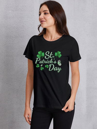Shop ST. PATRICK'S DAY Round Neck T-Shirt Now On Klozey Store - Trendy U.S. Premium Women Apparel & Accessories And Be Up-To-Fashion!