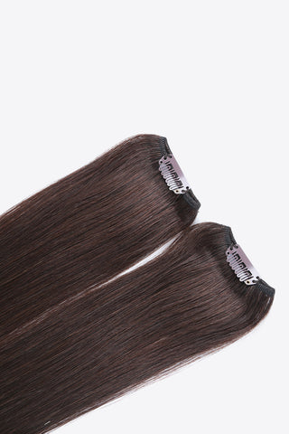 Shop 16" 110g Clip-in Hair Extensions Indian Human Hair Now On Klozey Store - Trendy U.S. Premium Women Apparel & Accessories And Be Up-To-Fashion!