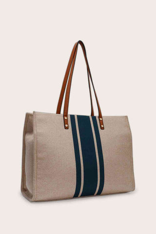 Shop Striped Tote Bag Now On Klozey Store - Trendy U.S. Premium Women Apparel & Accessories And Be Up-To-Fashion!