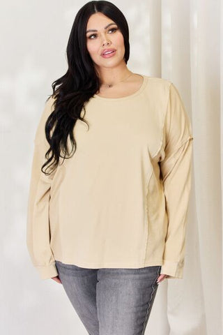 Shop HEYSON Full Size Mineral Wash Thermal Top Now On Klozey Store - U.S. Fashion And Be Up-To-Fashion!