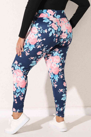 Shop Plus Size Floral Print Legging Now On Klozey Store - Trendy U.S. Premium Women Apparel & Accessories And Be Up-To-Fashion!