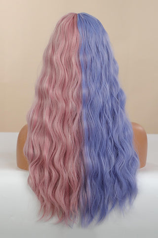 Shop 13*1" Full-Machine Wigs Synthetic Long Wave 26" in Blue/Pink Split Dye Now On Klozey Store - Trendy U.S. Premium Women Apparel & Accessories And Be Up-To-Fashion!