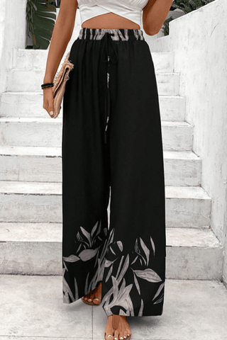 Shop Drawstring High Waist Relax Fit Long Pants Now On Klozey Store - Trendy U.S. Premium Women Apparel & Accessories And Be Up-To-Fashion!