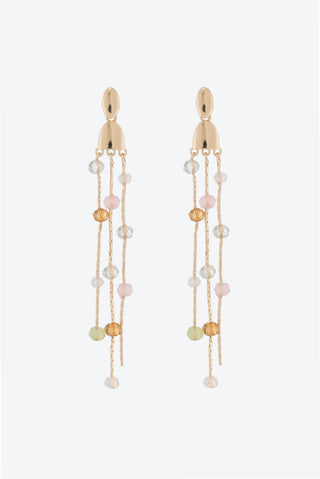 Shop Beaded Long Chain Earrings Now On Klozey Store - Trendy U.S. Premium Women Apparel & Accessories And Be Up-To-Fashion!