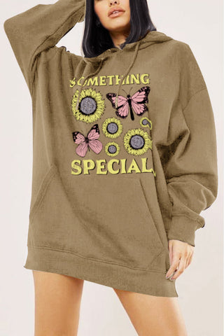 Shop Simply Love Full Size SOMETHING SPECIAL Graphic Hoodie Now On Klozey Store - Trendy U.S. Premium Women Apparel & Accessories And Be Up-To-Fashion!