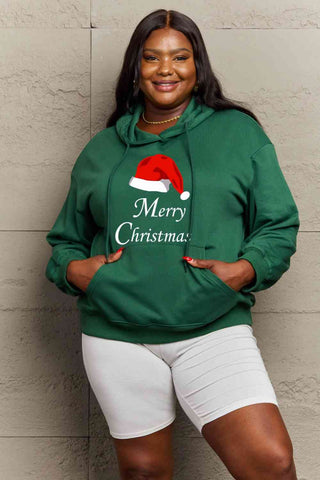 Shop Simply Love Full Size MERRY CHRISTMAS Graphic Hoodie Now On Klozey Store - Trendy U.S. Premium Women Apparel & Accessories And Be Up-To-Fashion!