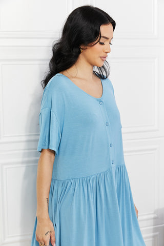 Shop Yelete Full Size Oh Sweet Spring Button Up Flare Dress Now On Klozey Store - U.S. Fashion And Be Up-To-Fashion!