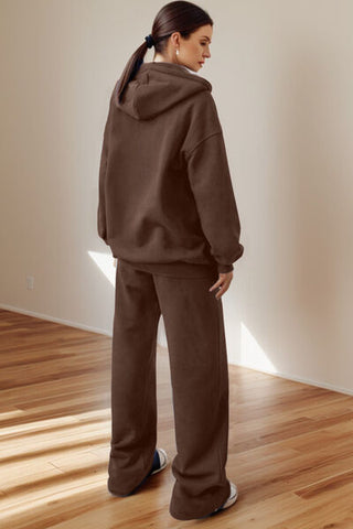 Shop Zip Up Drawstring Hoodie and Pants Set Now On Klozey Store - U.S. Fashion And Be Up-To-Fashion!