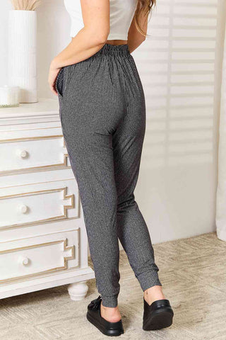 Shop Leggings Depot Full Size Striped Printed Joggers Now On Klozey Store - U.S. Fashion And Be Up-To-Fashion!