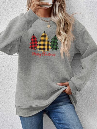 Shop MERRY CHRISTMAS Dropped Shoulder Sweatshirt Now On Klozey Store - Trendy U.S. Premium Women Apparel & Accessories And Be Up-To-Fashion!